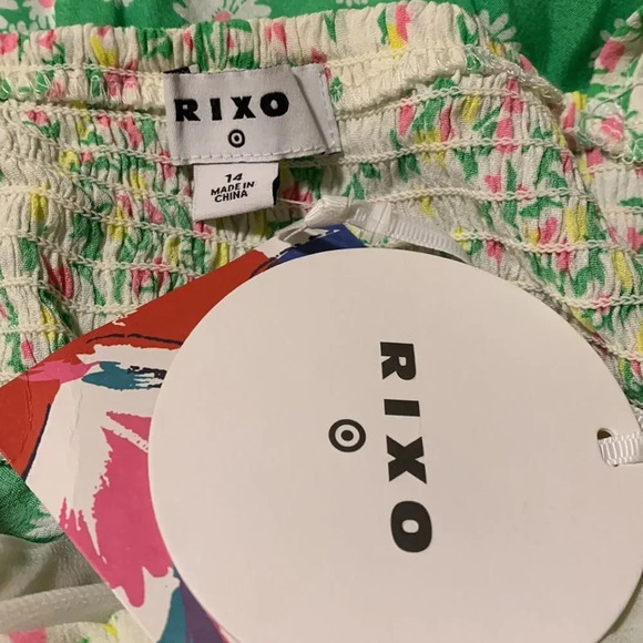 RIXO for TARGET Daisy Long Sleeve Swing Dress‎ in Green Daisy - Picture 4 of 5